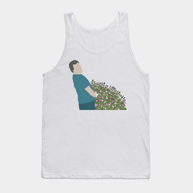 Its just a little tinkle - Shrinking Quote Tank Top by Wenby-Weaselbee